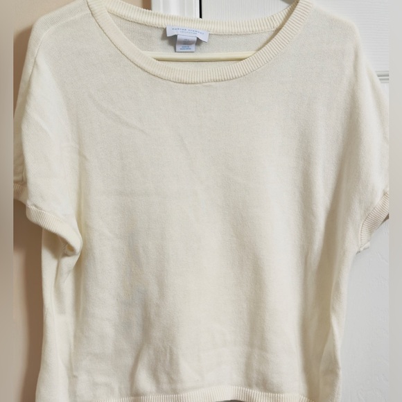 Martha Stewart Tops - Martha Stewart Collection Ivory White Woman’s L Short Sleeve Top‎